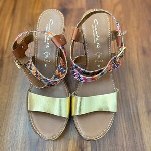 CONTESA WEDGE SHOES MULTICOLOR | SZ 11‎